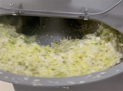 Vegetable Mincing Results