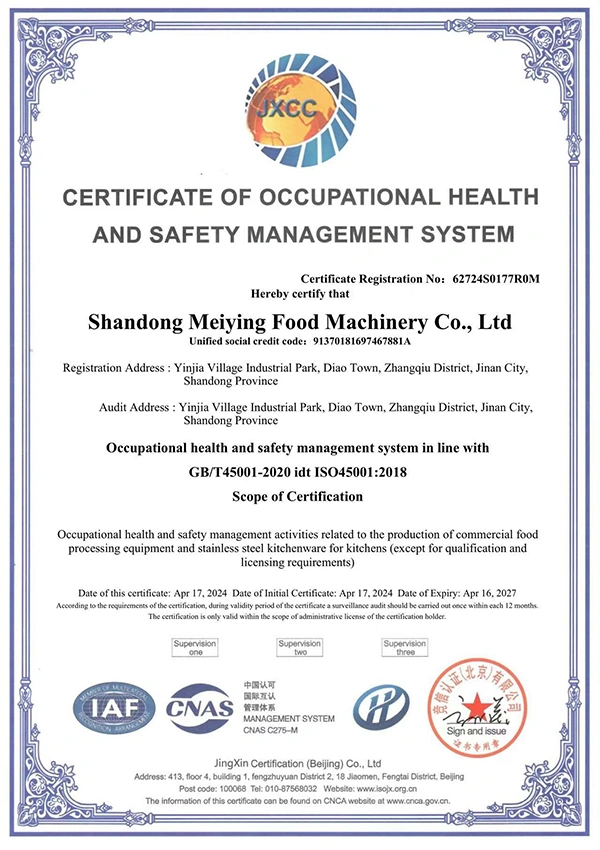 ISO 45001:2018 Occupational Health and Safety Management System